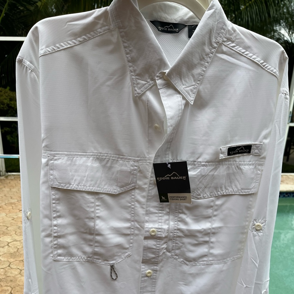 Eddie Bauer fishing shirt long sleeve